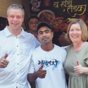 Varhadi Tadka Chef Nadeem with US guests in USA